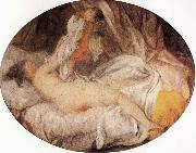 Jean Honore Fragonard The Stolen Shift oil painting artist